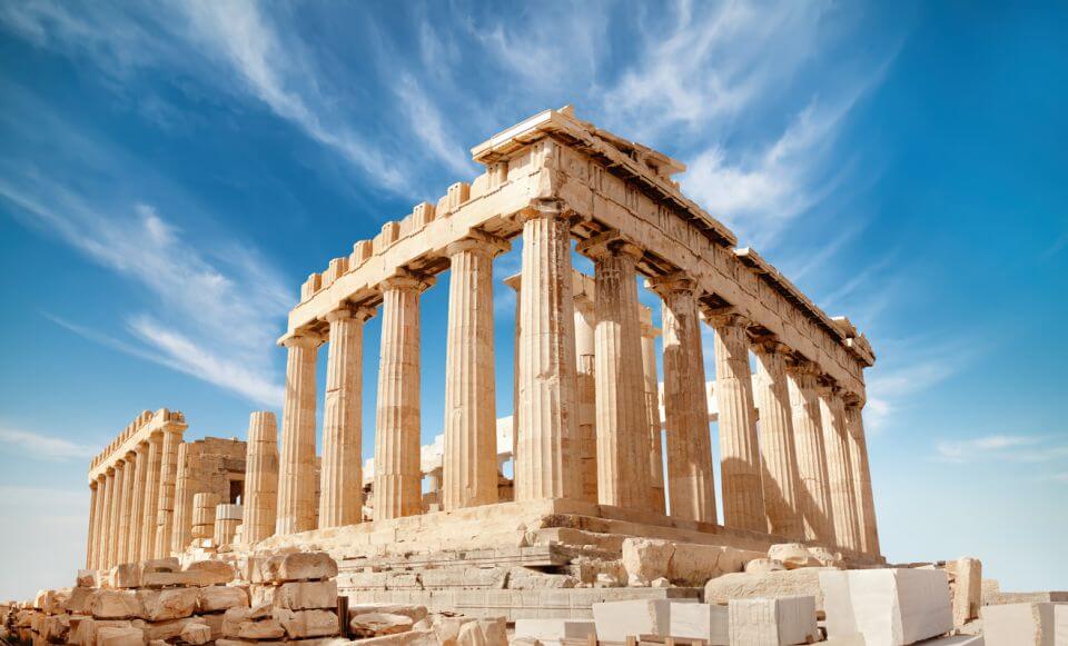 historie Řecko Parthenon na Akropoli v Aténách, Řecko