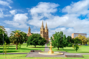 Austrálie Katedrála svatého Petra ve městě Adelaide