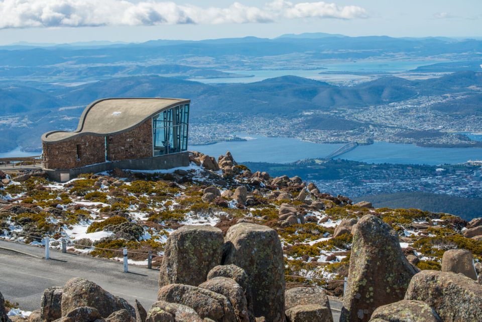 Austrálie Mt.Wellington ve městě Hobart, ostrov Tasmánie
