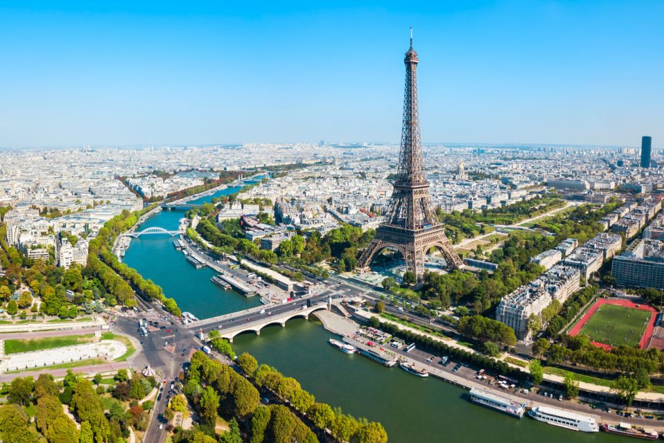 Francie Letecký pohled na Eiffelovu věž, Paříž
